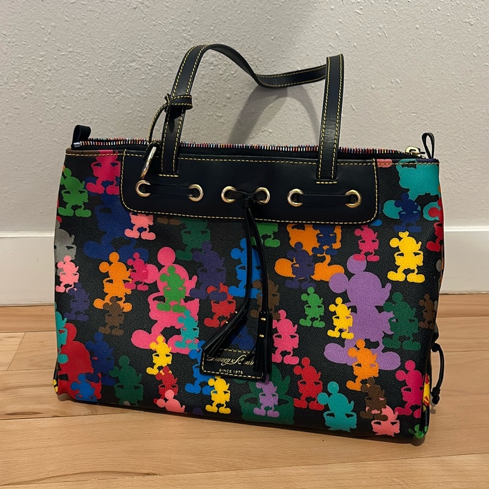 Dooney & Bourke Disney Large Tassel Zip Handbag